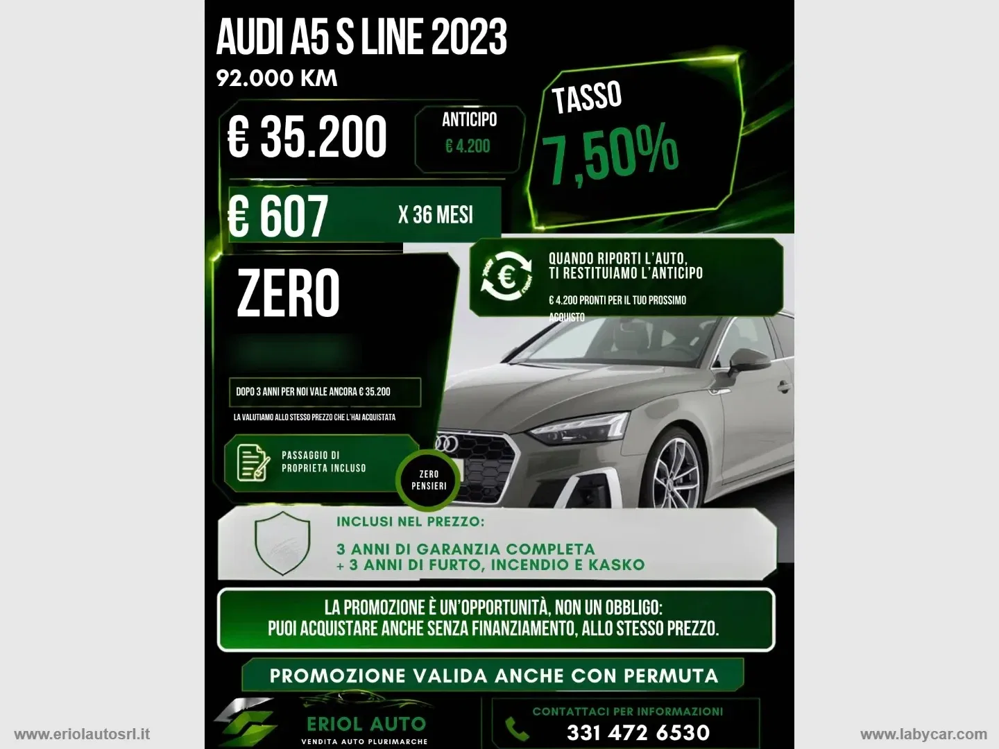 Audi A5 40 TDI quattro S tr. S line edition foto 4