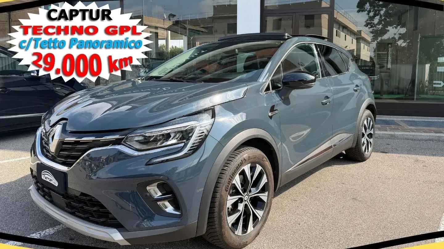 Renault Captur TCe 12V 100 CV GPL TETTO PANORAMICO - SOLO 29.000KM!