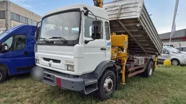 Renault M 180 GRU 14 mt - Ribaltabile trilaterale