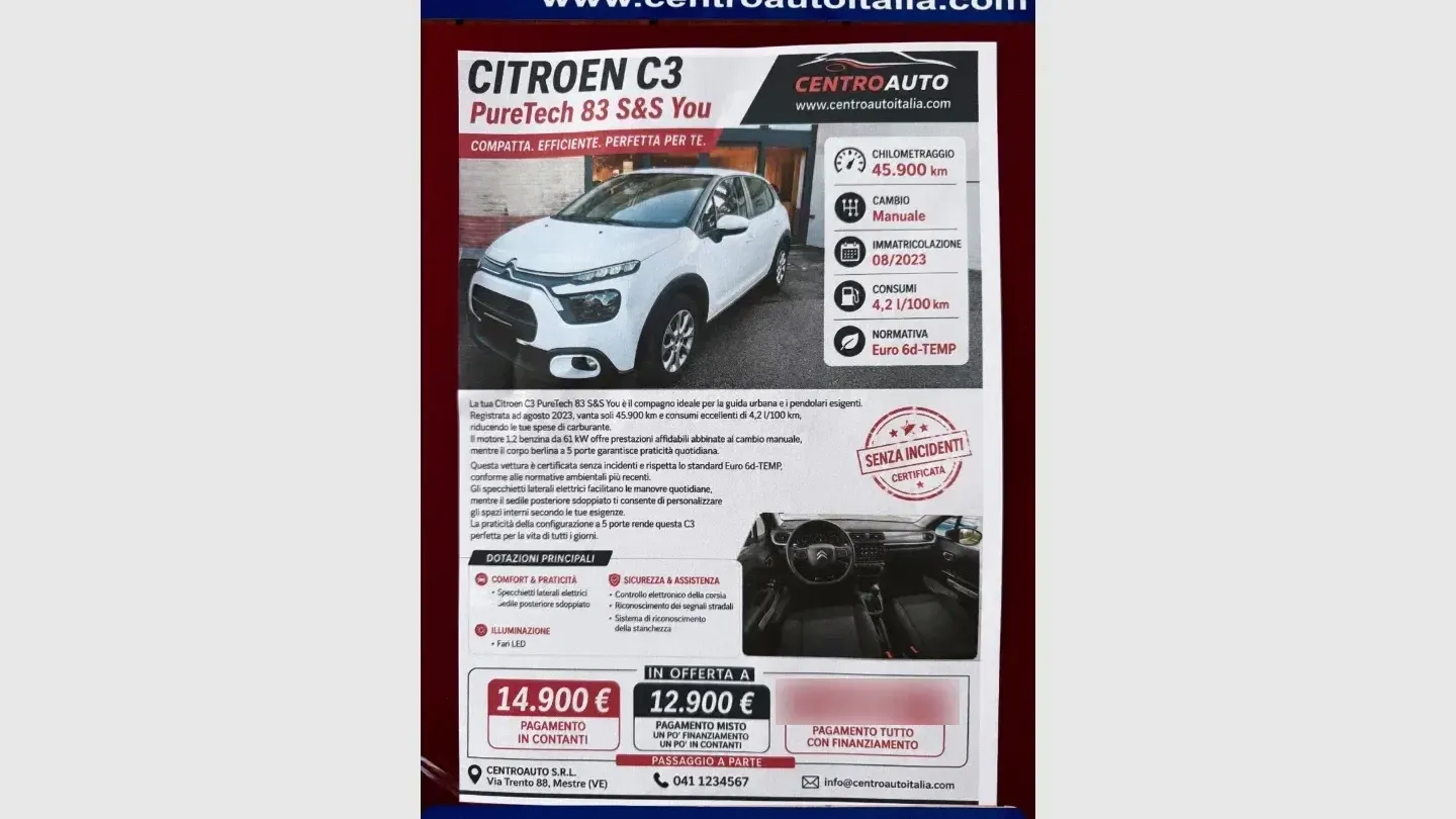 Citroen C3 PureTech 83 S&S You