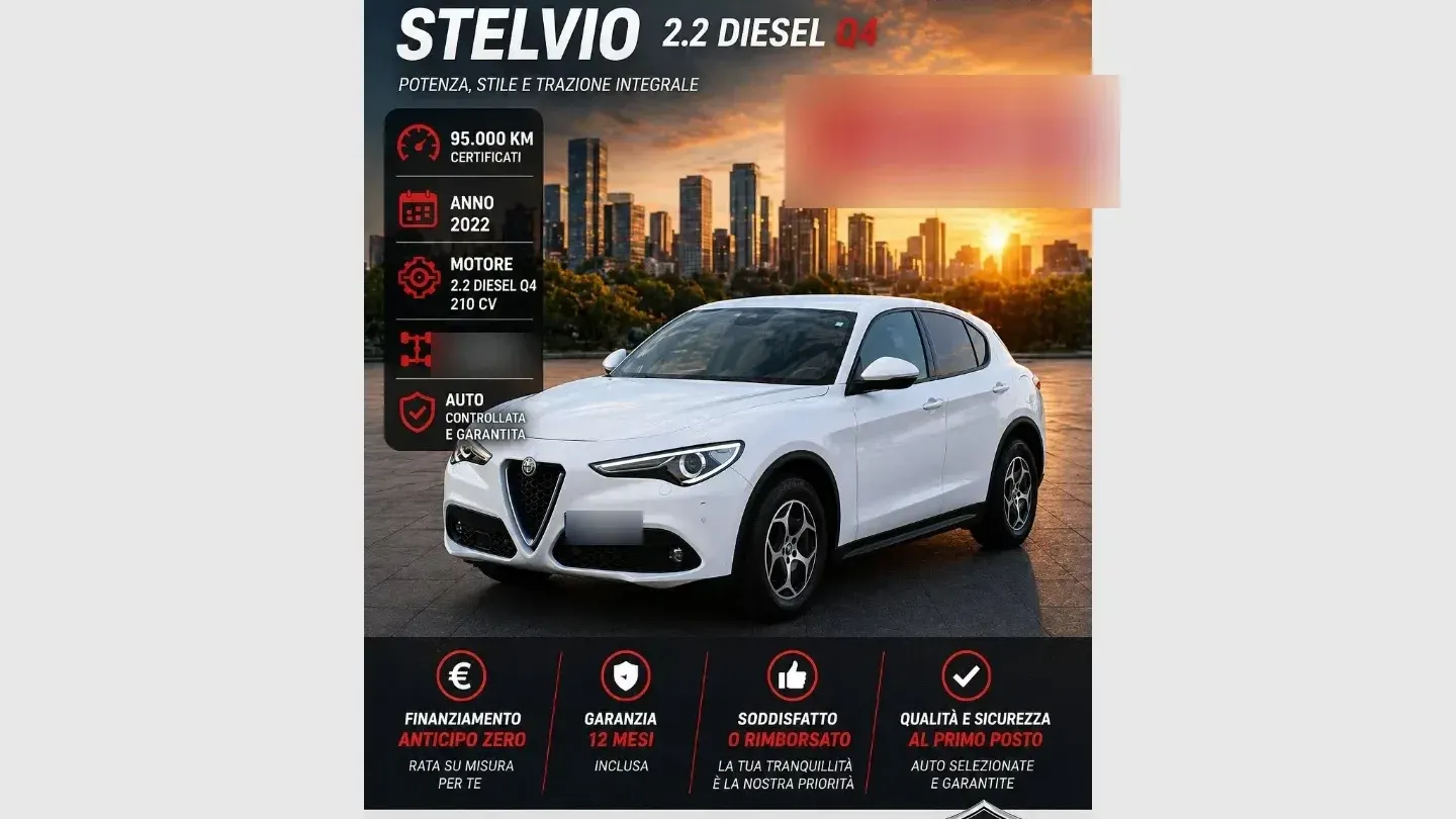 Alfa Romeo Stelvio 2.2 T.diesel 190 CV AT8 Q4 Exec.