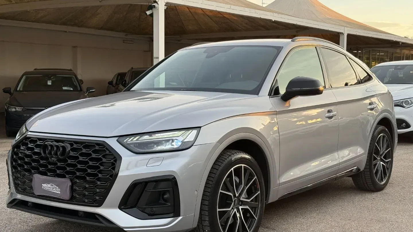 Audi Q5 SPORTBACK SPB 40 TDI QUATTRO S TRONIC S LINE PLUS IDENTITY BLACK, FARI MATRIX, LUCI AMBIENTE, CARPLAY,
